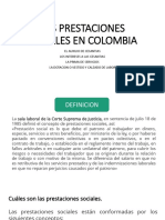 Las Prestaciones Sociales en Colombia