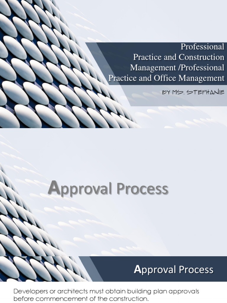 Kenya Construction Approval Guide | PDF | Architect | Business
