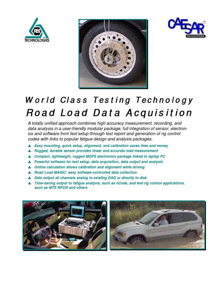 Road Load Data Acquisition System | PDF | Data Acquisition | Sensor