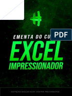 Ementa Excel Impressionador