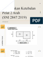 Menentukan Tebal Pelat