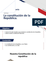 Polimedia 7.1 La Constitución de La República.