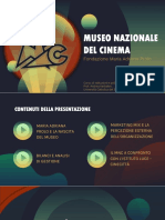 PRESENTAZIONE MUSEO NAZIONALE DEL CINEMA - ANALISI COMPLETA DELL'ISTITUZIONE MUSEALE