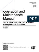User Manual Mini Hydraulic Excavator 301.5 301.6 301.7 301.8 302 CR