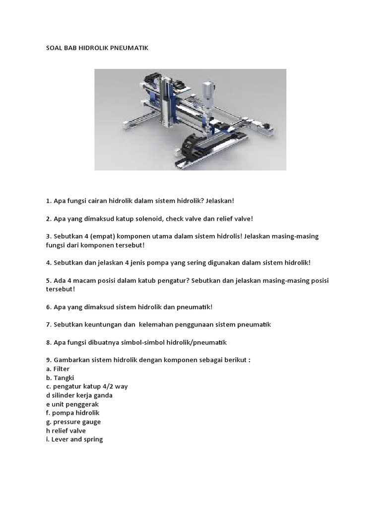 Soal Bab Hidrolik Pneumatik Pdf
