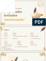 Las Propiedades Textuales