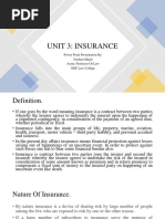 UNIT 3 Insurance