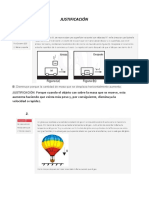 Justificación Quiz Diagnostco Física