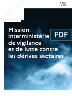 Miviludes - Rapport D'activité 2021