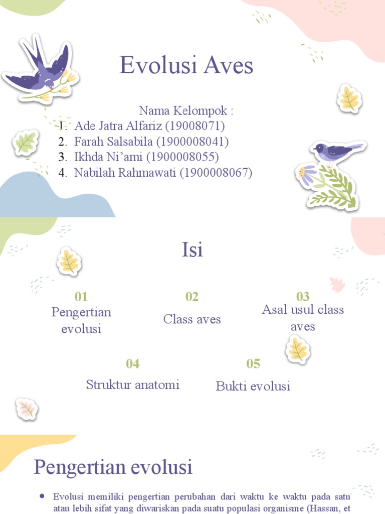 Evolusi dan Asal Usul Aves | PDF