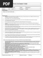 Method Statement For Hydro Test