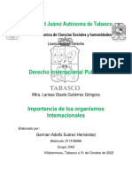 Universidad Juárez Autónoma de Tabasco: Derecho Internacional Publico