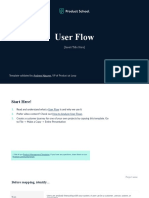 PM Template User Flow