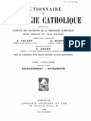 DTC 05 1Ã¨re (Enchantement - Eucharistie) | PDF | JÃ©sus | Doctrines et  croyances religieuses