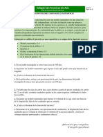 Ejercicios de EVALUACIÓN FUNCIONES COMO MODELOS MATEMÁTICOS - 075723