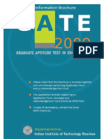 Information Brochure GATE 2009