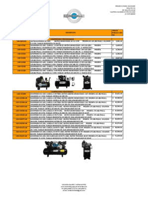 Compresor de Pistón Air•co 3HP 235 Litros 220 Volts 2 Fases