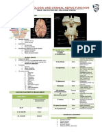 Neurologic and Cranial Nerve Function