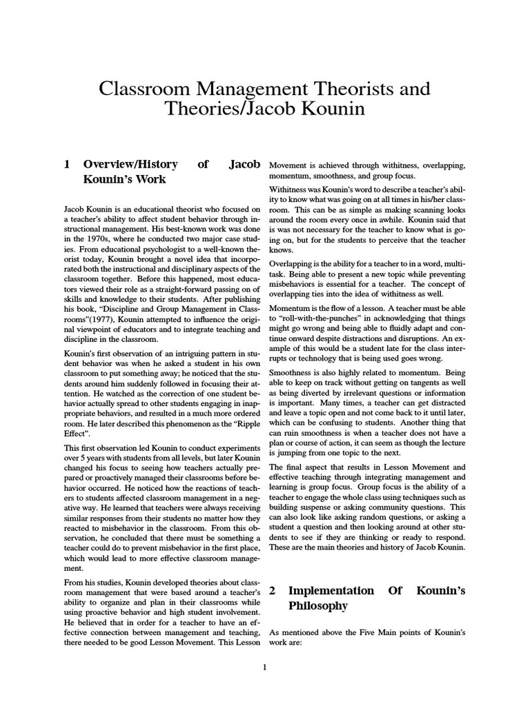 classroom-management-theorists-and-theories-jacob-kounin-pdf