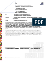 Informe Trabajos de Alto Riesgo Marzo - Sudjuña