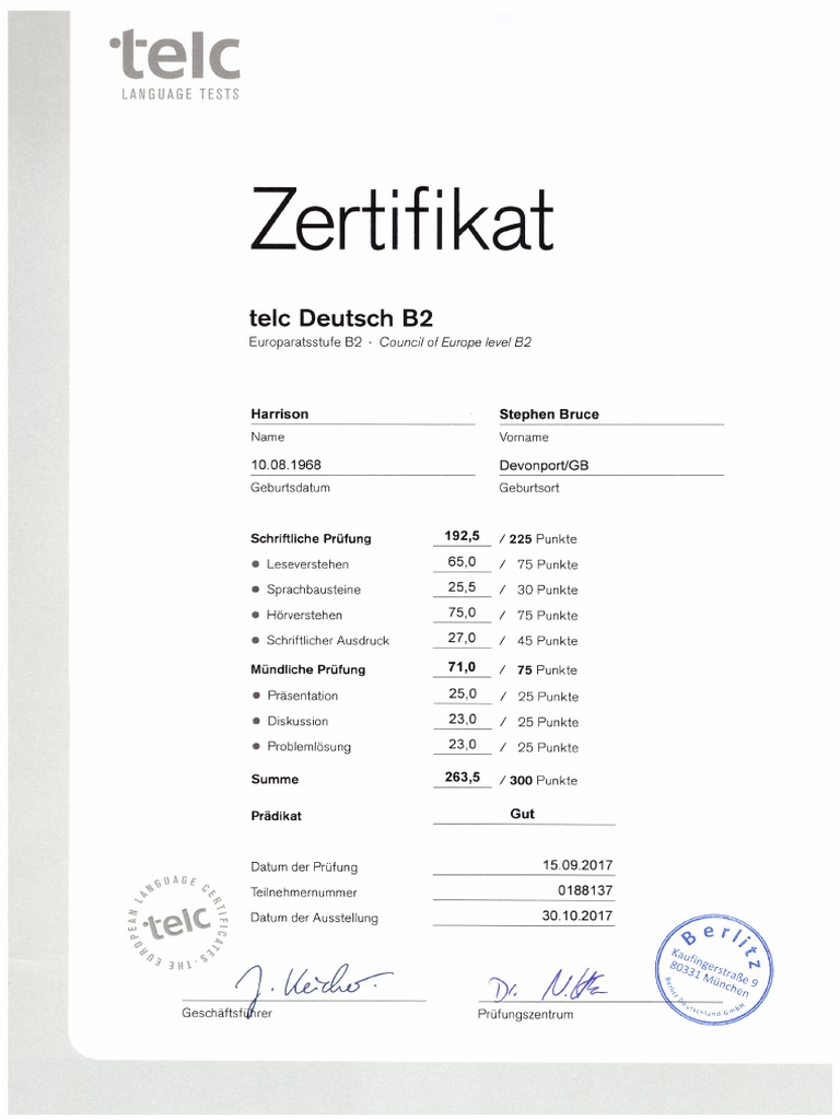 Harrison Telc b2 German 2 Pages | PDF