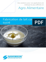 Fabrication de Lait Concentre Sucre