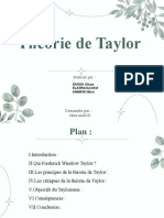 Théorie de Taylor: Réaliser Par