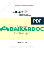 Rapport Mini Projet Electronique