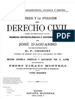 PDF La Genesis y La Evolucion Del Derecho Civil Daguanno t2 Compress