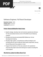 Software Engineer, Full Stack Developer