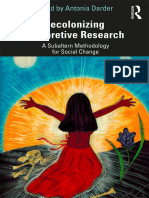 Antonia Darder - Decolonizing Interpretive Research_ A Subaltern Methodology for Social Change-Routledge (2019)