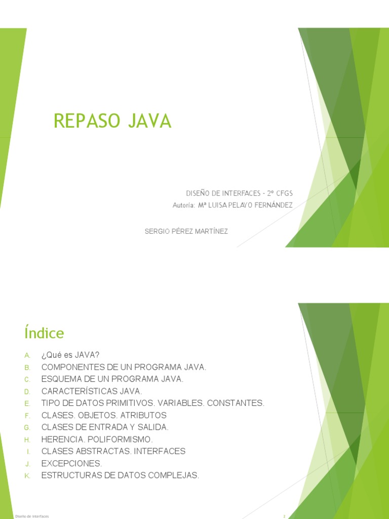Repaso Java | PDF | Java (lenguaje de programación) | Herencia ...