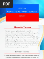 Lecture 3-Thevenin DC & AC Theorems