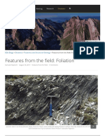 Features From The Eld: Foliation: Tectonics A