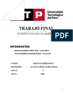 Derecho Empresarial - Trabajo Final
