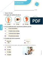 Autoevaluación Unidad Tema 4 El Oído Respuesta