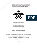 #Mapa Conceptual - Software y Servicios de Internet. Relacionar Correctamente Los Tipos de Software y Servicios de Internet. GA1-220501046-AA1-EV01.