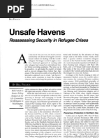 Unsafe Havens: Reassessing Security in Refugee Crises, Bill Frelick, Harvard International Review, Spring 1997