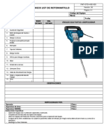 Checklist inspección rotomartillo