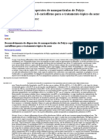 Nanopartículas de PCL para tratamento da acne