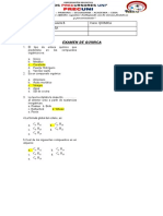 Quimica Examen Academia