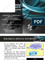 Universidad Nacional de San Agustín: SDH Jerarquia Digital Sincrona