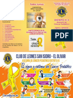 Triptico Club de Leones