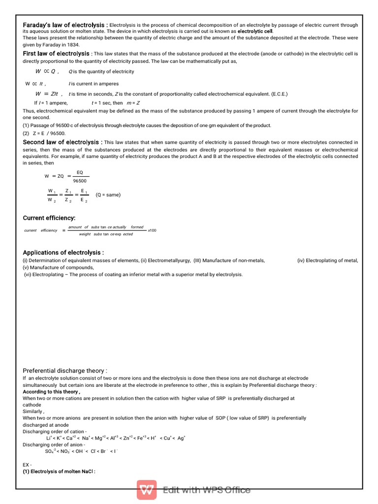 Electrochemistry 2 1 PDF Electrochemistry Anode