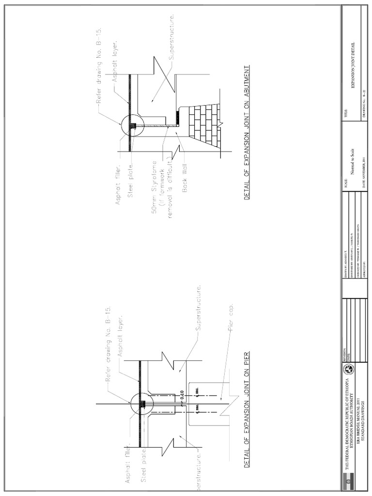 B22 Expansion Joint Detail PDF