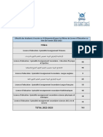 Effectifs Des Etudiants A Inscrire en S3