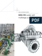 MSDRO AxiallySplitMultistagePumps E10110