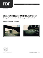 Download FHWA - Design and Construction Monitoring of Soil Nail Walls Demo by Daniela Quinteros SN61378415 doc pdf