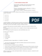 1 Lista Fundição II