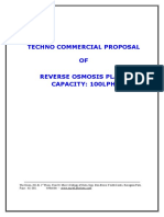 Commercial RO Plant Proposal